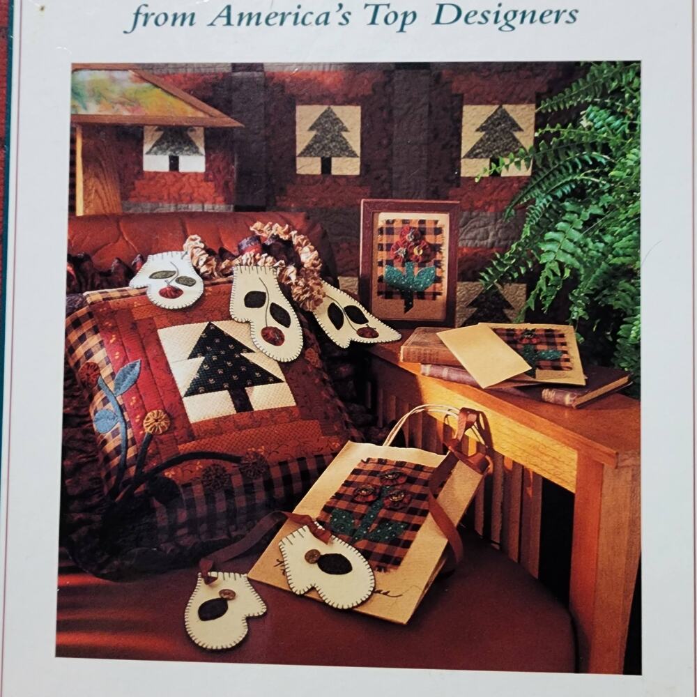 Primitive Applique Pattern Primitive Quilt Pattern Book Rustic Quilt Pattern - Picture 3 of 15